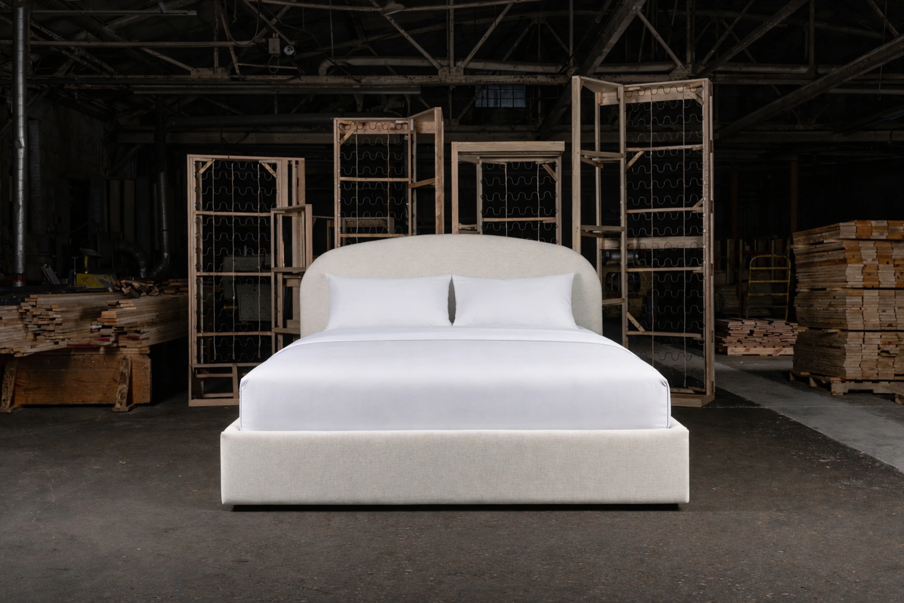 Wildflower Curved Headboard Bed Frame